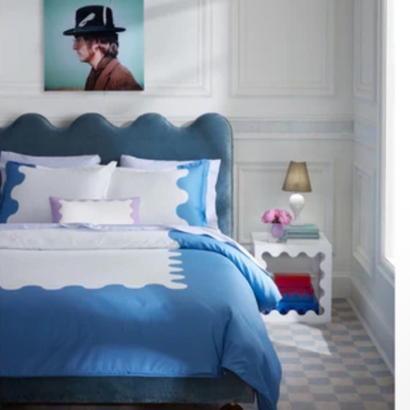LAST ONE 🔥 Jonathan Adler King Ripple supinated cotton duvet set - Picture 12 of 12